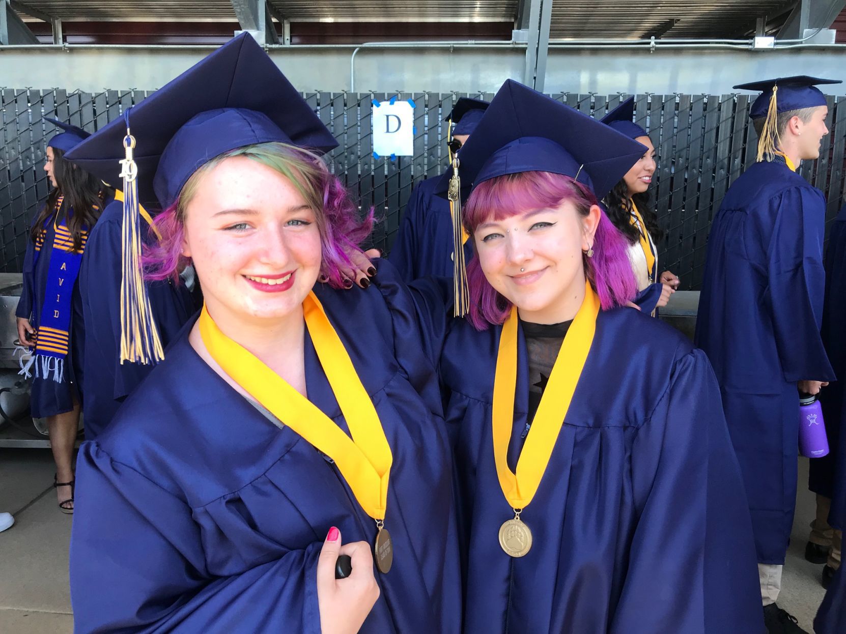 Two members of Napa High School class of 2019.